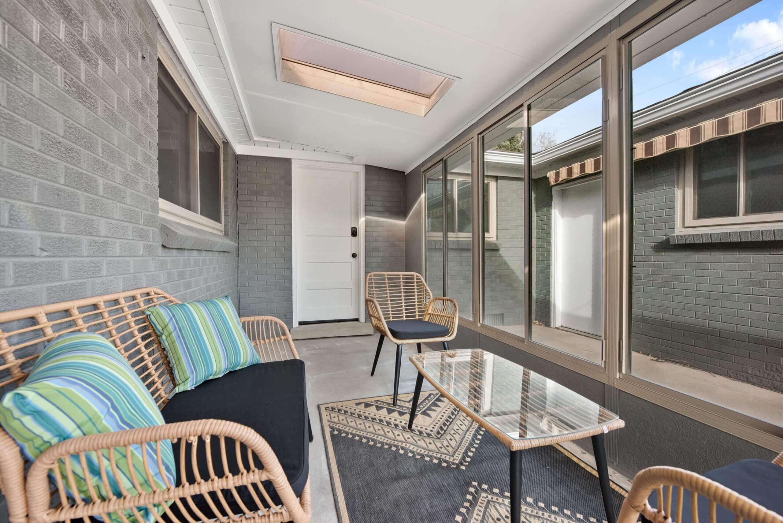 Before HDR bracketing and indoor window replacement in real estate photo editing